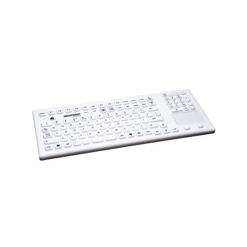 Teclado médico con teclas digitales - InduProof® Smart Touch - GETT Gerätetechnik - con alfombrilla táctil / con puntero / internacional