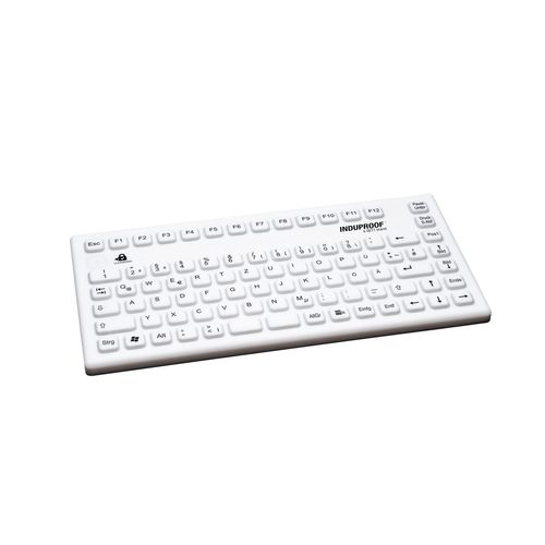 Teclado médico internacional - InduProof® Smart Compact - GETT Gerätetechnik - de silicona / USB / impermeable