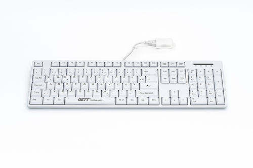 Teclado médico con teclas digitales - CleanType® Easy Basic - GETT Gerätetechnik - internacional / desinfectable / de higiene