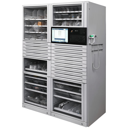 Armario automatizado de dispensación para farmacia - XT - OMNICELL - de medicamentos / con ordenador / con pantalla táctil