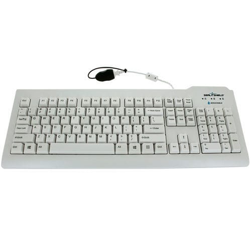 Teclado médico con alfombrilla táctil - Clean™ - Seal Shield - lavable / USB / impermeable