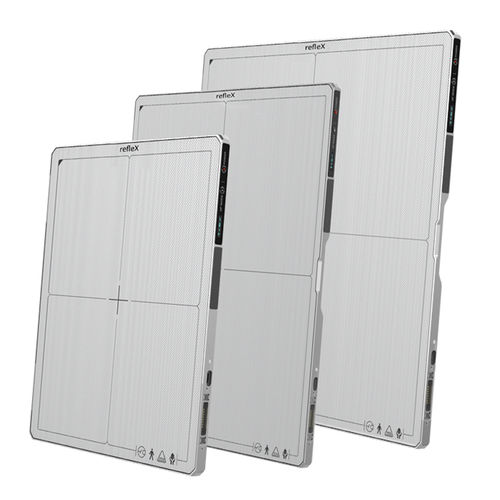 Panel detector plano para radiografía polivalente - refleX VAW - IDETEC MEDICAL IMAGING - portátil / inalámbrico / estanco