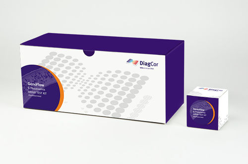 Kit de prueba para talasemia - GenoFlow R12006 - DiagCor Bioscience Incorporation Limited - de sangre / fluido oral / para PCR