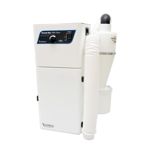 Aspirador de polvo para laboratorio dental - StoneVac Mill Sync - Vaniman - de mesa / con por con sistema de filtración
