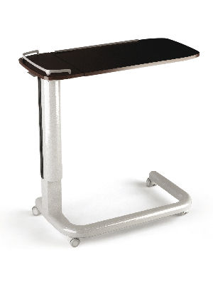 Mesa de cama de altura regulable - Luna GHTML6DF - AHF - ATELIERS DU HAUT FOREZ - con ruedas