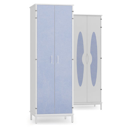 Armario para ordenar - GHAC600 - AHF - ATELIERS DU HAUT FOREZ - para habitación de pacientes / con 2 puertas
