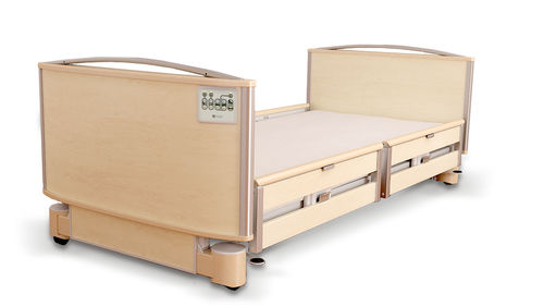 Cama de larga estancia - Floore - AHF - ATELIERS DU HAUT FOREZ - médica / eléctrica / de altura regulable