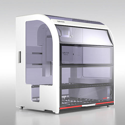 Estación de trabajo de laboratorio automatizada - CyBio FeliX  - Analytik Jena GmbH+Co. KG - por pipeteo / compacta / con pantalla táctil