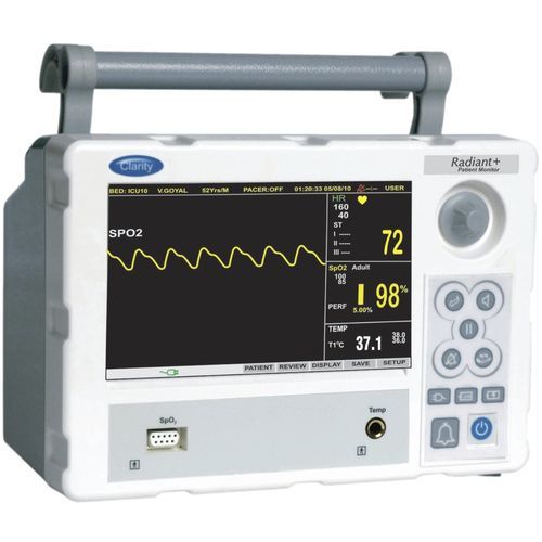Monitor de paciente portátil - Radiant+ - Clarity Medical - SpO2 / TEMP / para cuidados intensivos