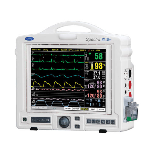 Monitor de constantes vitales portátil - Spectra Slim+ - Clarity Medical - compacto / TEMP / ECG