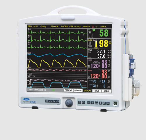 Monitor de paciente portátil - Spectra Gold+ - Clarity Medical - de noche / ECG / TEMP