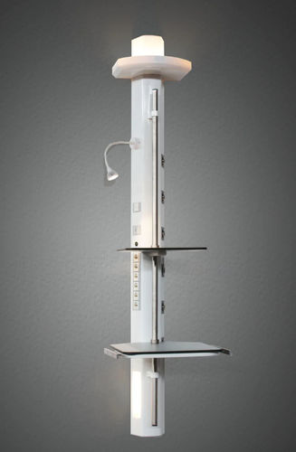 Unidad médica de cabecera de pared - TIMUR - Koncare medical Technologie - vertical / modular / para unidad de cuidados intensivos