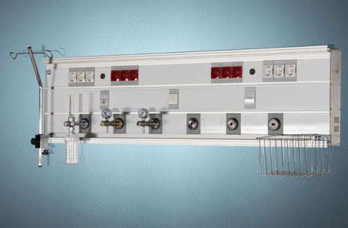Unidad médica de cabecera de pared - EMIN - Koncare medical Technologie - horizontal / modular / para unidad de cuidados intensivos