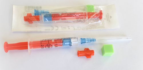Jeringa de extracción de sangre - Koncare medical Technologie - de gas en sangre / 2 ml / 2,5 ml