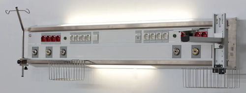 Unidad médica de cabecera de pared - ELIF - Koncare medical Technologie - horizontal / modular / para unidad de cuidados intensivos