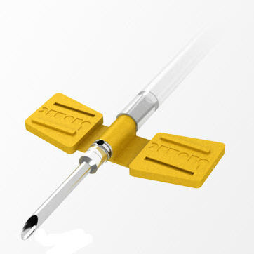 Aguja de inyección intravenosa - Buttonhole - Bionic Medizintechnik - para fístula arteriovenosa / con aleta / 14 G