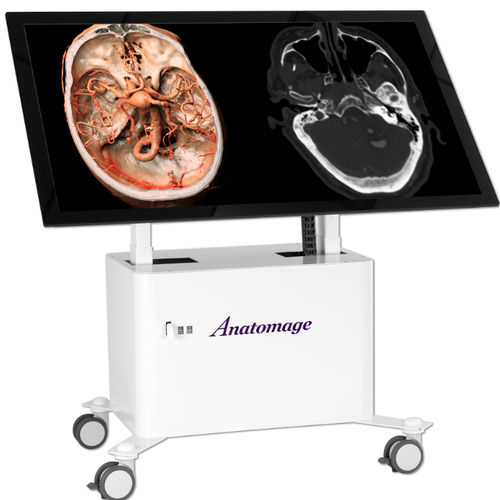 Mesa de anatomía para formación - Anatomage - móvil / rectangular