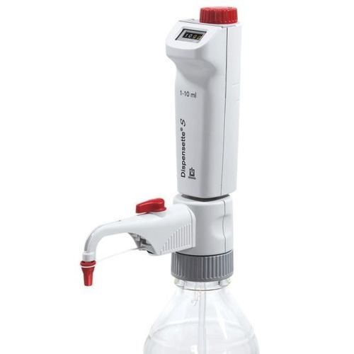 Dispensador sobre frasco de laboratorio - Dispensette® S - BRAND - de volumen regulable