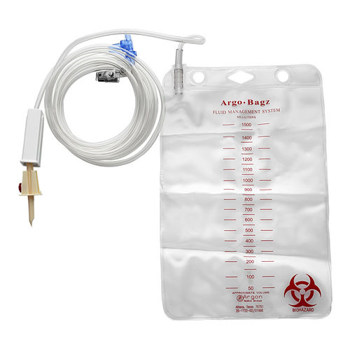 Kit de drenaje heridas - Argon Medical Devices - policloruro de vinilo