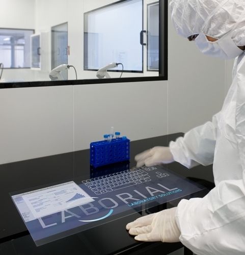 Plataforma de trabajo de laboratorio - Blautouch - LABORIAL SOLUÇÕES PARA LABORATÓRIO, S.A. - interactiva