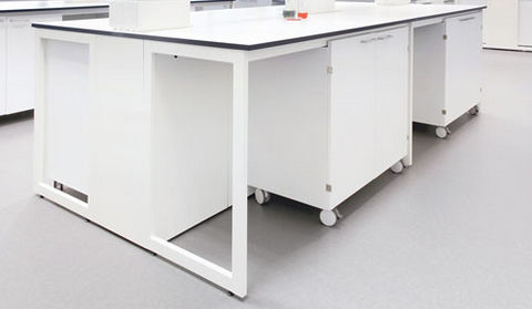 Mesa de laboratorio móvil - BLAU 2.0 - LABORIAL SOLUÇÕES PARA LABORATÓRIO, S.A.