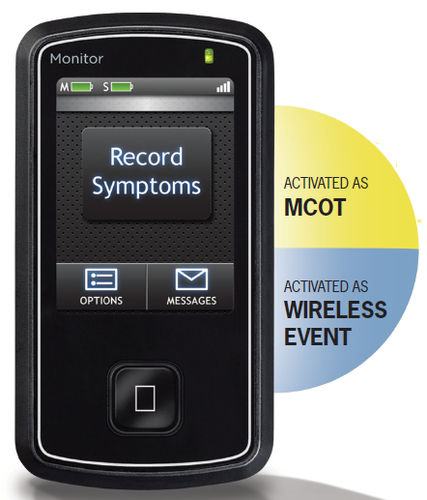 Grabador de eventos de ECG 3 canales - MCOT™ - CardioNet