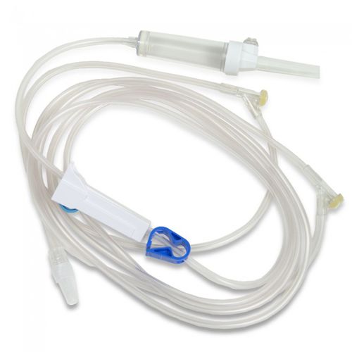 Set de perfusión intravenoso veterinario - 6.09.006.001 - Doctorgimo - con cámara de goteo / con conector en Y / con grifo