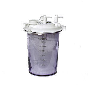 Recipiente de aspiración para fluidos corporales - HK-3-TT-FILTRON 1000 - HK Surgical - para liposucción / desechable