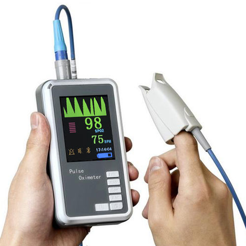 Pulsioxímetro portátil de mano - JERRY-II+(AA) - SHANXI JERRY MEDICAL - compacto / médico / inalámbrico
