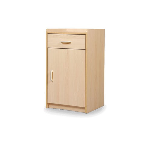 Mesa de cabecera con armario - 10.ME.1803 - JMS Healthcare Furniture - con cajones