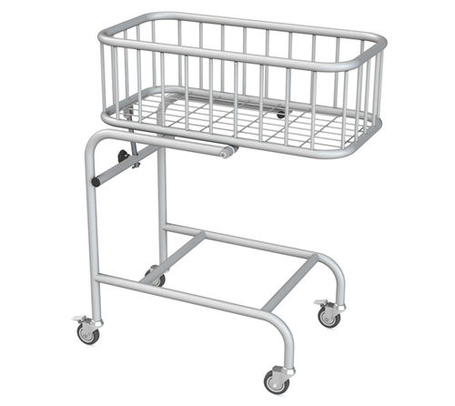 Cuna hospitalaria pediátrica - 10.MC.7102 - JMS Healthcare Furniture - de altura fija / con ruedas / de acero inoxidable