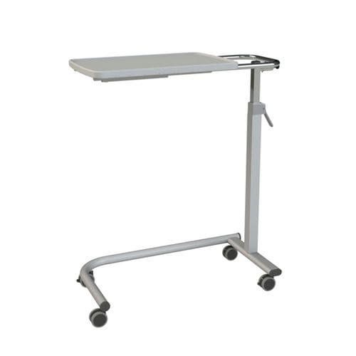 Mesa de cama de altura regulable - 10.ME.1823 - JMS Healthcare Furniture - con ruedas / reclinable / con accionamiento manual