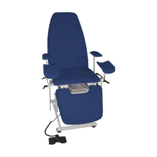 Sillón de reconocimiento ginecológico - 10.DV.1674 - JMS Healthcare Furniture - eléctrico / de altura variable / con respaldo regulable