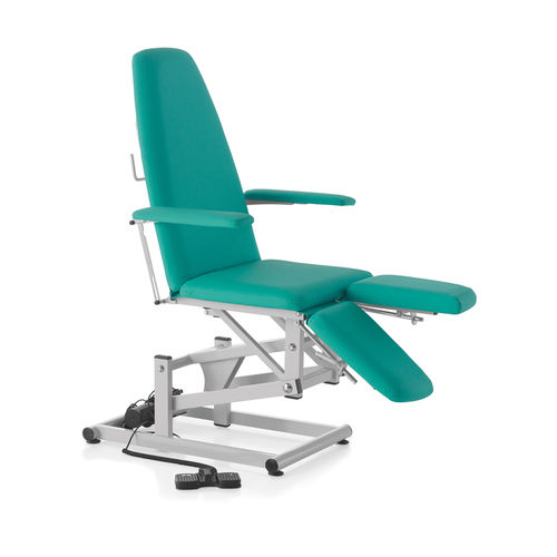 Sillón de reconocimiento podológico - 10.CD.1385 - JMS Healthcare Furniture - eléctrico / de altura variable / con reposapiernas