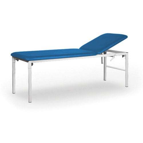 Camilla de exploración manual - 10.DV.1600 - JMS Healthcare Furniture - de altura fija / con respaldo regulable / 2 secciones