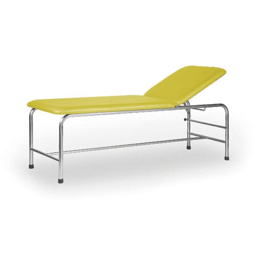 Camilla de exploración manual - 10.DV.1611 - JMS Healthcare Furniture - de altura fija / con respaldo regulable / 2 secciones
