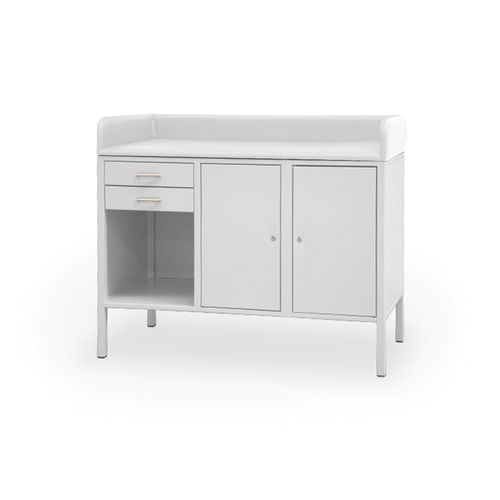 Camilla de exploración pediátrica - 10.ME.1872 - JMS Healthcare Furniture - manual / de altura fija / con espacio de almacenamiento