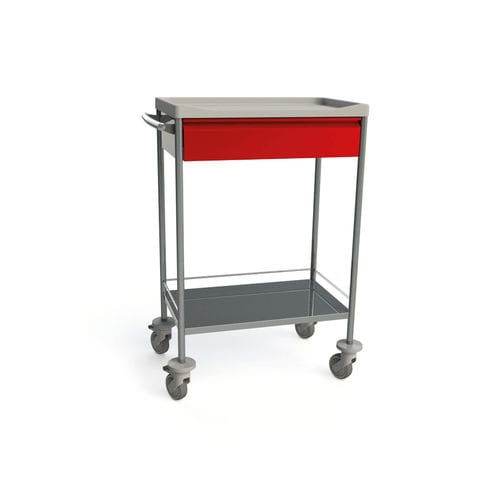 Carro médico - 10.CR.1589.N - JMS Healthcare Furniture - para instrumental / para apósitos / de acero inoxidable