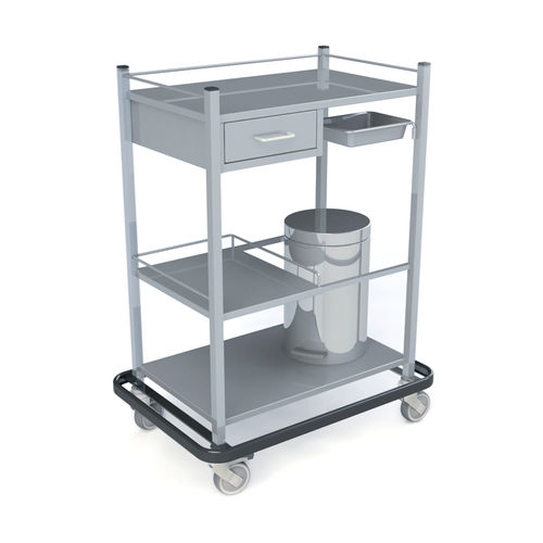 Carro médico - 10.CR.1515 - JMS Healthcare Furniture - de uso general / para apósitos / de acero inoxidable