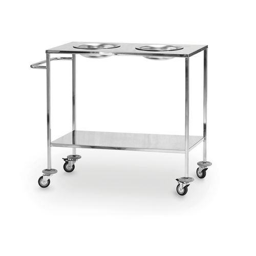 Carro médico - 10.MC.7112 - JMS Healthcare Furniture - de uso general / para transporte / de acero inoxidable
