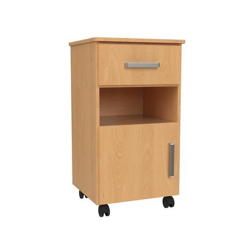 Mesa de cabecera con ruedas - 10.ME.180 series - JMS Adico Care - con armario / con cajones