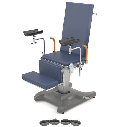 Sillón de reconocimiento proctológico - 6000 - PediaPals - manual / de altura variable / con reposapiernas