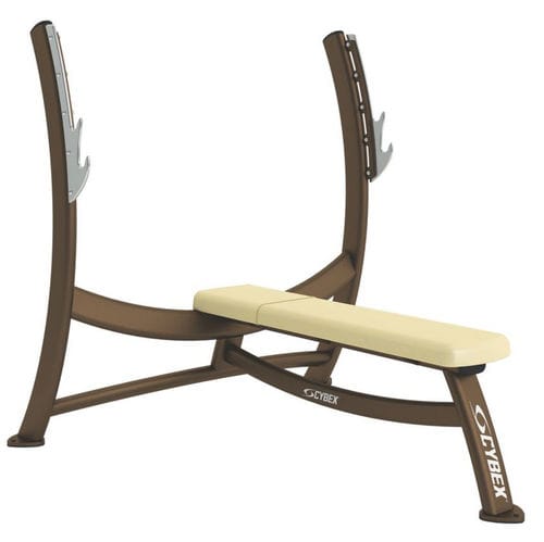 Banco de musculación plano - Free Weights 16010 - Cybex - con soporte para mancuernas