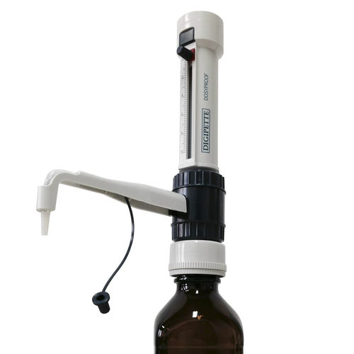 Dispensador sobre frasco de laboratorio - MDD004 - Auxilab S.L. - de volumen regulable