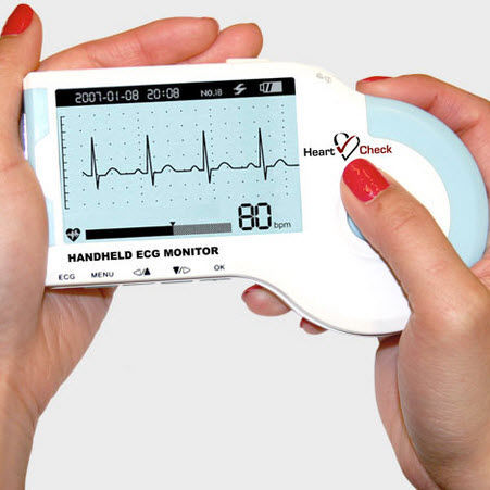 Monitor de paciente portátil - HeartCheck™ - Cardiocomm Solutions - ECG / para asistencia domiciliaria / para residencia de personas mayores