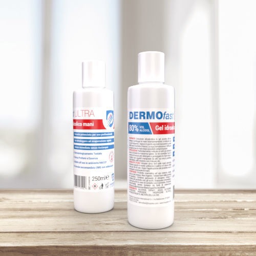 Solución hidroalcohólica 80 % - GTR000100 - Hospitex International - 5.000 ml / 250 ml