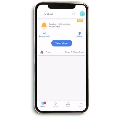 Aplicación para móviles de gestión de alarmas - Everon - de monitorización / para comunicación / médica