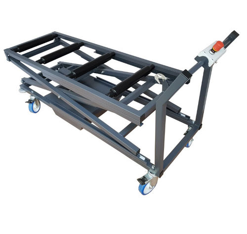 Carro para traslado de cadáveres electrohidráulico - MSTP - Mortuary Solutions - para ataúdes / con báscula