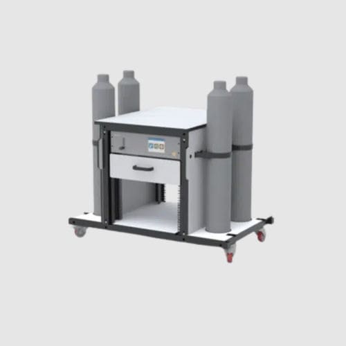 Mesa de laboratorio - MODULO SINGLE - lniswissgas - rectangular / modular
