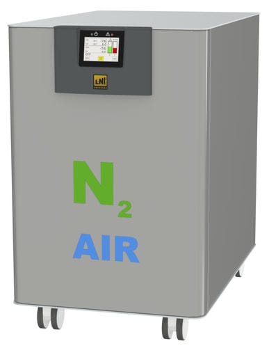 Generador de gas combinado - NGA SIRIO - lniswissgas - de nitrógeno / de aire / ultraalta pureza